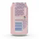 Nutrition information and barcode on back of Rubicon can