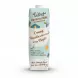 Side view of UFC Velvet Unsweetened Coconut Milk carton with usage description
