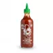Bottle of Thai Dragon Sriracha Hot Chilli Sauce with green cap