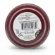 Bottom view of candle showing barcode and product details