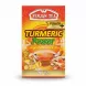 Fenjan Tea Turmeric Power box front view with ginger and turmeric root illustrations
