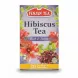 Fenjan Hibiscus Tea packaging with no price tag, showcasing rich floral design