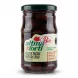 Enhanced Front view of Attinà & Forti Bio Whole Black Olives jar