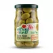 Enhanced Front label of Attinà & Forti Bio Pitted Green Olives jar