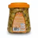 Back label of Köy Sefasi grilled green olives jar showing ingredients and nutritional info