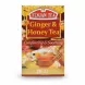 Close-up of Fenjan Tea Ginger & Honey box front view