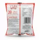 Back packaging with nutritional and ingredient information