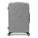 Grey IT Mega Strong hard shell suitcase front view