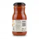 Back label of Loyd Grossman sauce jar with ingredients and barcode visible