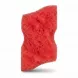 Red Minky non-scratch 3D mega scrub sponge