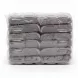 Back view of Brillo soap pads stacked inside plastic wrap