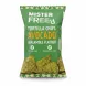 Mister Free'd Avocado Guacamole Tortilla Chips front packaging showing product name and key features