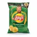 Front view of Lay's Green Onion crisps packet with FIFA World Cup 26th sponsor branding
