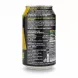 Back label of KA Sparkling Pineapple can showing ingredients and nutrition info