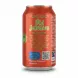 Back view of Old Jamaica ginger beer can showing product description and social media info