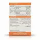 Back of spice box showing nutrition and cooking instructions