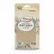 Front view of Village brand white quinoa in a beige resealable bag