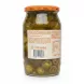 Close-up of Melis sliced jalapeno peppers ingredients and barcode label
