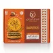 Enhanced Box of Hijazi Taste Mamoulisita Whole Wheat Date Cookies held in hand with visible product features
