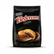 Enhanced Front view of McVitie's Biskrem Cocoa Biscuits with cocoa cream filling