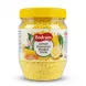 Enhanced Hand holding Bodrum Lemon Flavoured Instant Drink 300g jar close-up