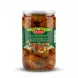 Enhanced Front view of Durra Makdous in Sunflower Oil 880g jar held in hand