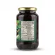 Enhanced Back label of Alsaadah Salqini Black Olives jar showing nutrition facts and barcode