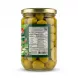 Enhanced Back label with nutrition facts and barcode on Al Saadah Green Olives Nabali jar