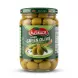 Enhanced Front view of Alsaadah Jumbo Green Olive jar