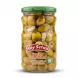 Enhanced Front view of Köy Sefası Grilled Green Olives jar 660g in hand
