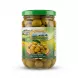 Enhanced Front view of Green Gardens Valley Green Olives jar, 640g with green lid