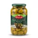 Enhanced Front of Durra Egyptian Whole Green Olives jar