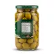 Enhanced Back nutrition label of Durra Egyptian Whole Green Olives jar