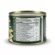 Enhanced Nutrition facts label on Durra Stuffed Grape Leaves with Rice 400g tin