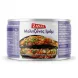 Enhanced Hand holding Zanae Eggplants Imam can showing nutrition and serving suggestion