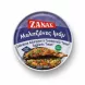 Enhanced Top view of Zanae Eggplants Imam can with product name and vegan label