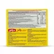 Enhanced Back of DOMO Lemon Flavour Jelly Dessert box with preparation and nutrition facts