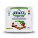 Enhanced Front of Epiros Original Feta Cheese pack with award logos and serving suggestion