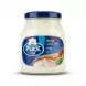 Enhanced Front view of Puck Cheese Spread 910g jar held in hand in supermarket aisle