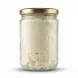 Enhanced Side view of full Yayla Erzincan Tulum Peyniri cheese jar