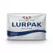 Enhanced Lurpak Slightly Salted Butter 200g held in hand top front view
