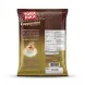 Enhanced Back of Torabika Cappuccino pack showing description and preparation instructions