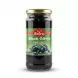 Enhanced Front label of Sofra Black Olives 340g jar held in hand