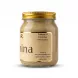 Enhanced Back view of a Sara Tahina jar showing the label and company information