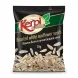 Enhanced Front of Kerpi Roasted White Sunflower Seeds 70g pack held in hand