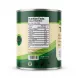 Enhanced Back view of Teeba Whole Truffles tin displaying nutrition facts and barcode
