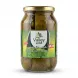 Enhanced Front label of Valley Pickled Vine Leaves 1400g jar held in hand