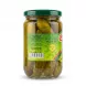 Enhanced Back view of Gardenia Pickled Cucumbers jar with product information