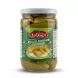 Enhanced Front view of Alsaadah Pickled Armenian Cucumber jar 660g