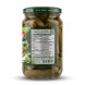 Enhanced Back label showing nutritional facts and barcode of Alsaadah Pickled Cucumber Cornichons